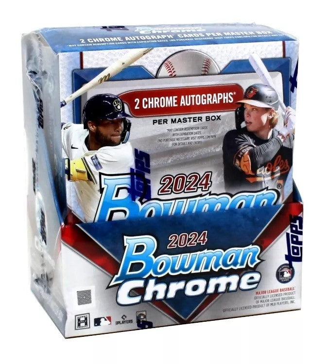 2024 BOWMAN CHROME BASEBALL HOBBY BOX BLOWOUT CARDS
