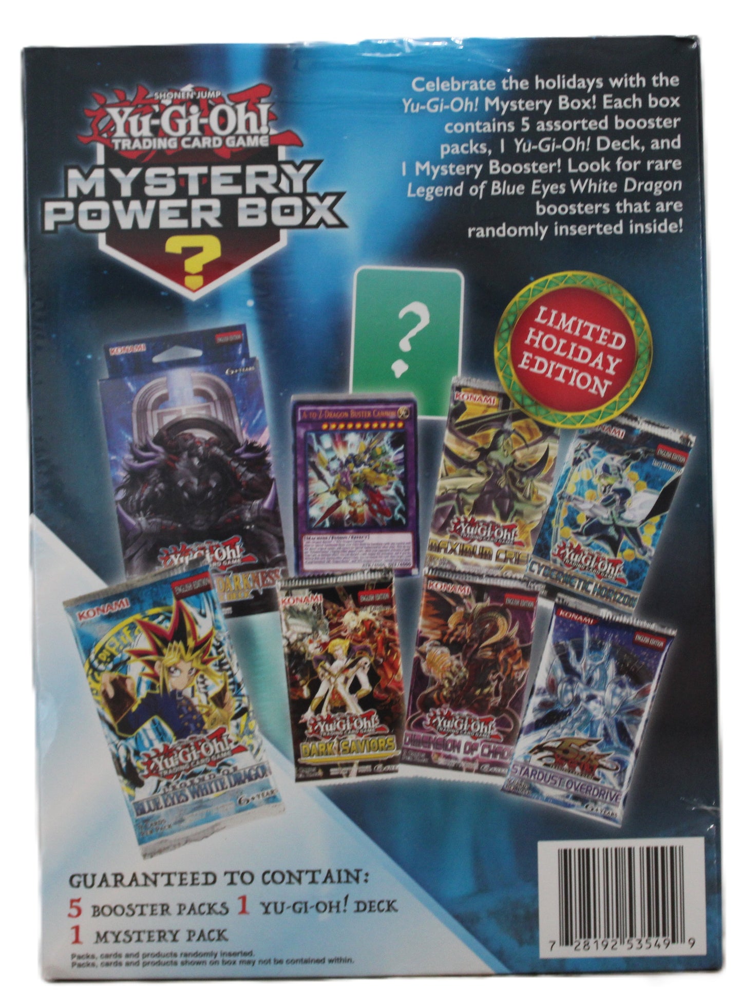 2021 Yugioh Yu-Gi-Oh TCG Limited Holiday Edition Mystery Power Box