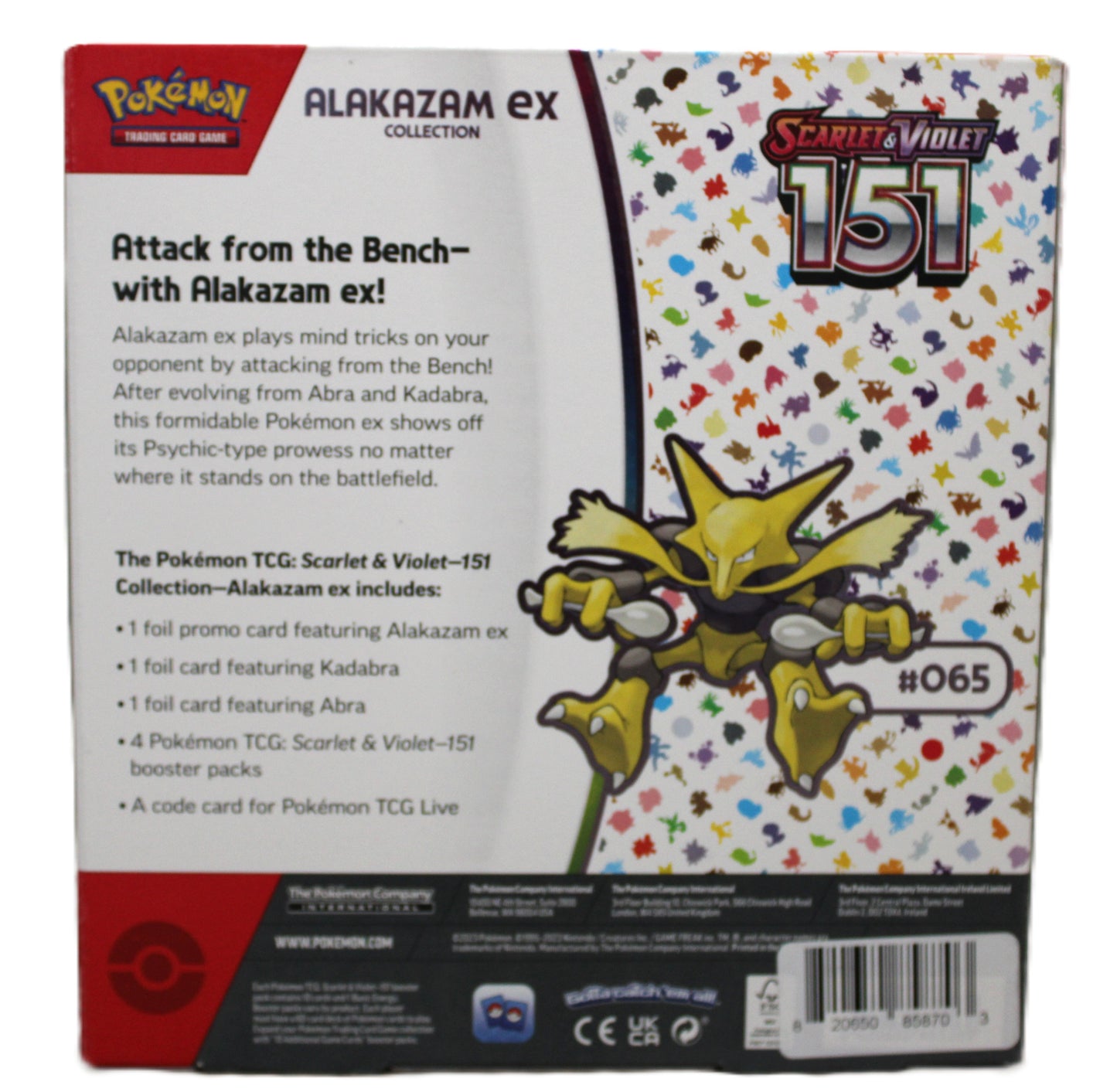 Pokémon TCG: Scarlet & Violet-151 Collection (Alakazam ex)