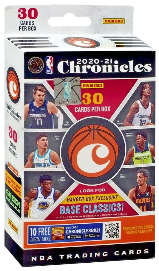 2020-21 PANINI CHRONICLES NBA Basketball HANGER BOX