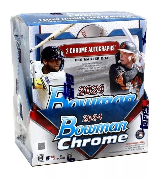 2024 BOWMAN CHROME BASEBALL HOBBY BOX BLOWOUT CARDS