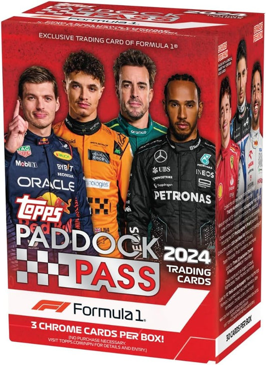 2024 TOPPS PADDOCK PASS F1 FORMULA 1 RACING SEALED BLASTER BOX