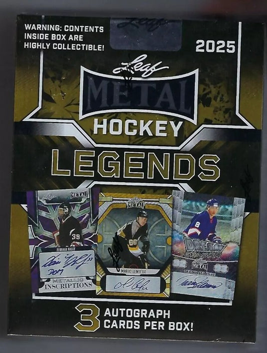 2025 LEAF METAL LEGENDS HOCKEY HOBBY BOX