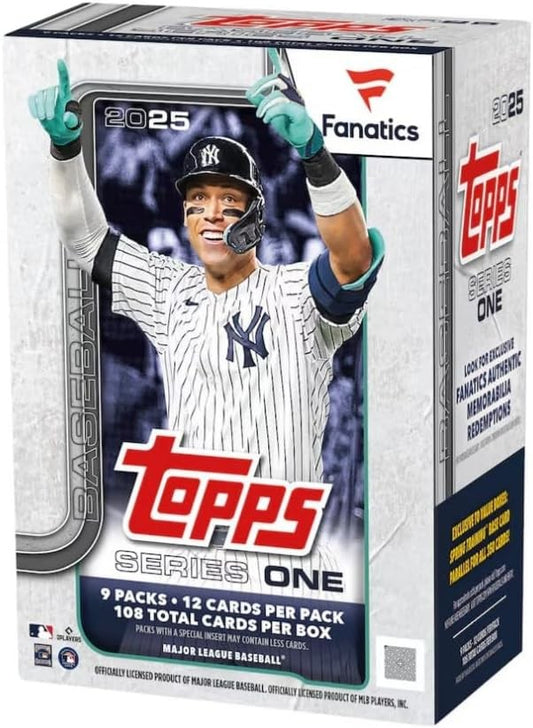 2025 TOPPS BASEBALL SERIES ONE FACTORY SEALED FANATICS EXCLUSIVE VALUE BOX