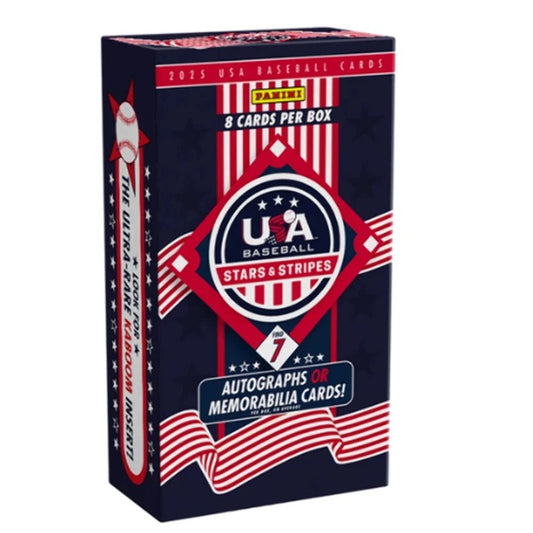 2025 PANINI USA STARS & STRIPES BASEBALL CARDS HOBBY BOX