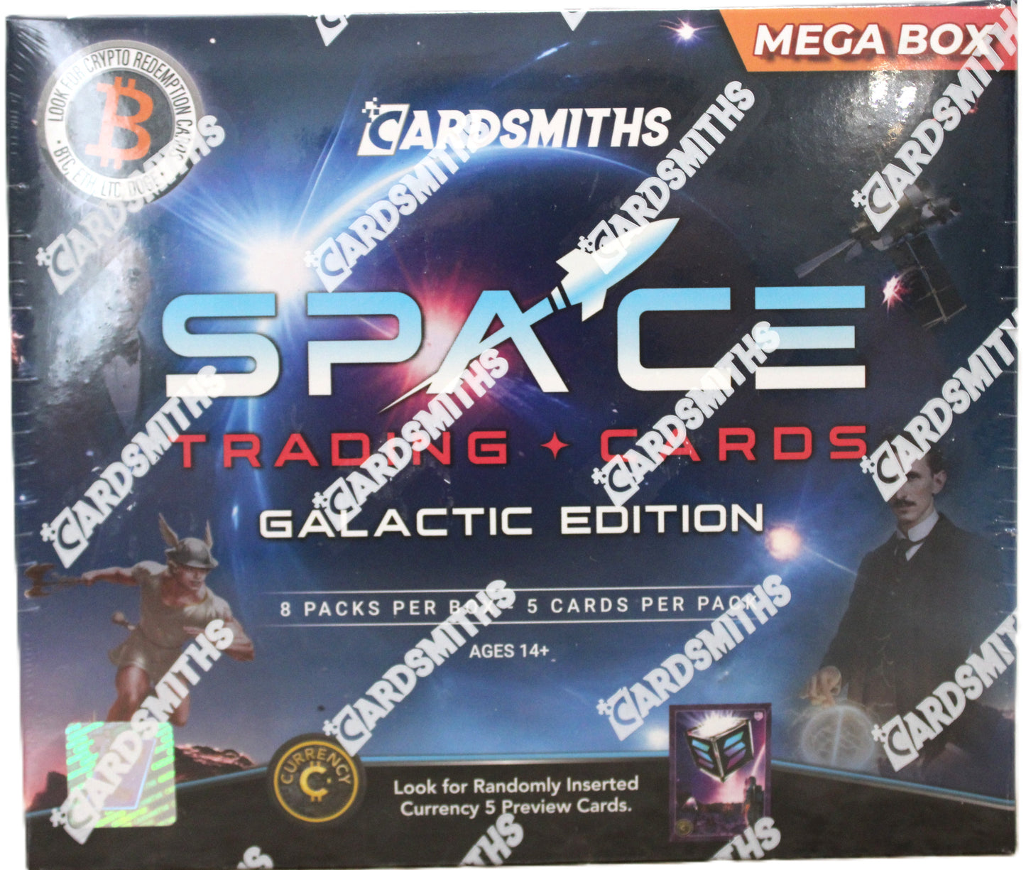 Cardsmiths SPACE Trading + Cards Galactic Edition 8-Pack Mega Box (B-41)