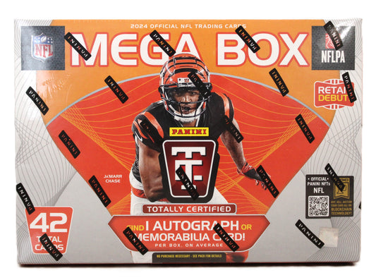2024 Panini Totally Certified NFL Football Mega Box Factory Sealed