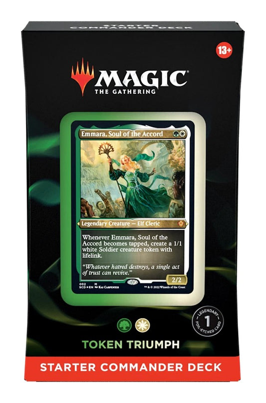 Magic The Gathering Starter Commander Deck - Token Triumph (Green-White)