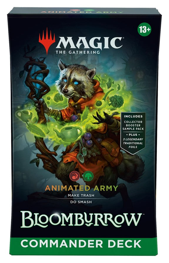 Magic The Gathering BLOOMBURROW Commander Deck, Animated Army