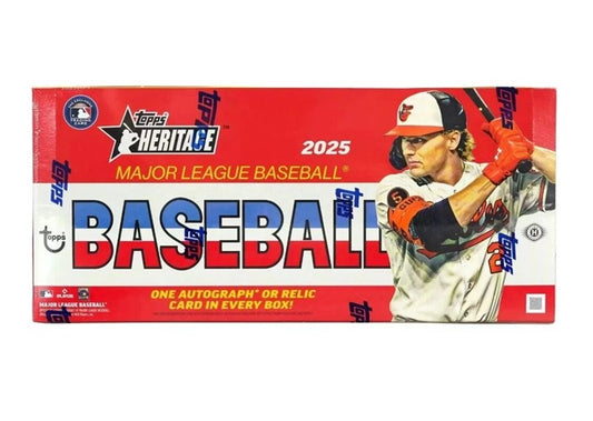 2025 Topps Heritage MLB Baseball Factory Sealed Hobby Box Brand New